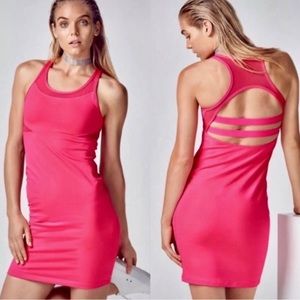 Fabletics Hot Pink Tropez Bodycon Dress Size Small (6)